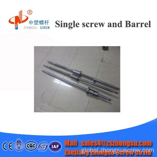 China Screw barrel for PET recycle granule extruder machine Factory